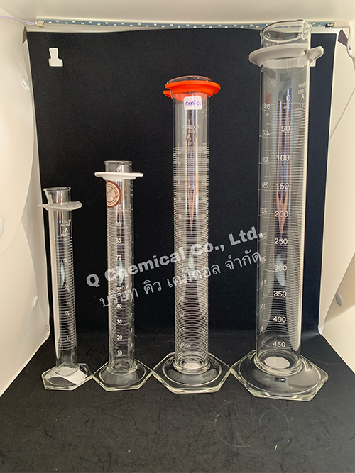 Glass cylinder Class A กระบอกตวง (Pyrex, U.S.A.) - Image 2